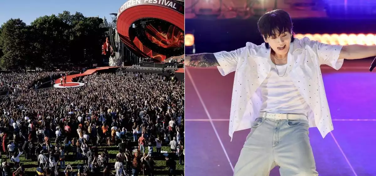 Jungkook's Electrifying Solo Show at Global Citizen Festival 2023
