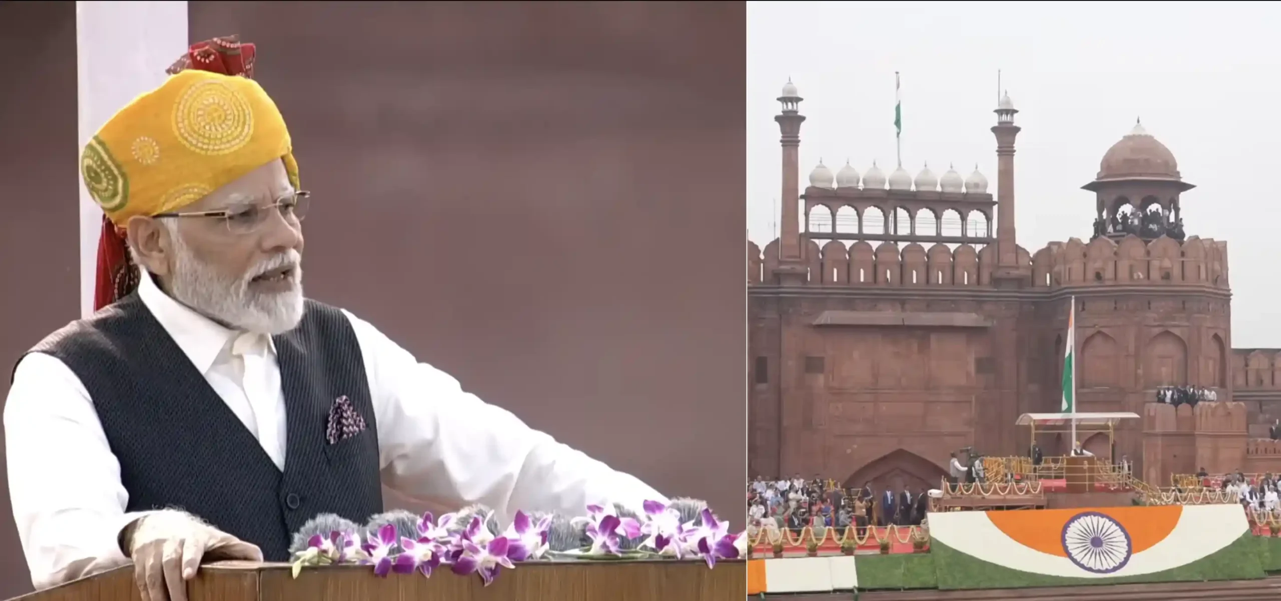 Modi's Address Marks India's Progress Towards Peace and Economic Triumph on the 76th Independence Day