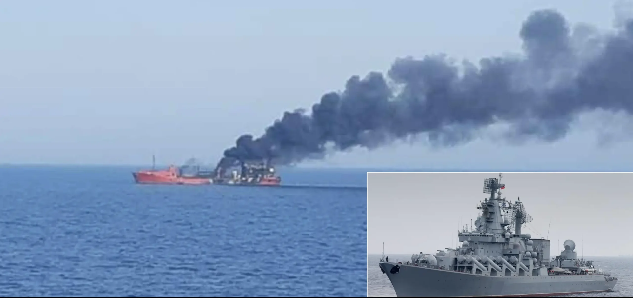 Russian Warship Opens Fire on Cargo Headed to Ukraine
