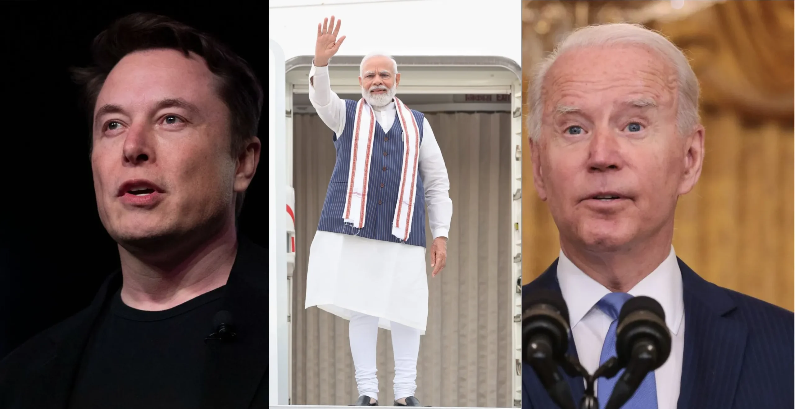 PM Modi in USA meeting with Joe Biden and Elon Musk 2023