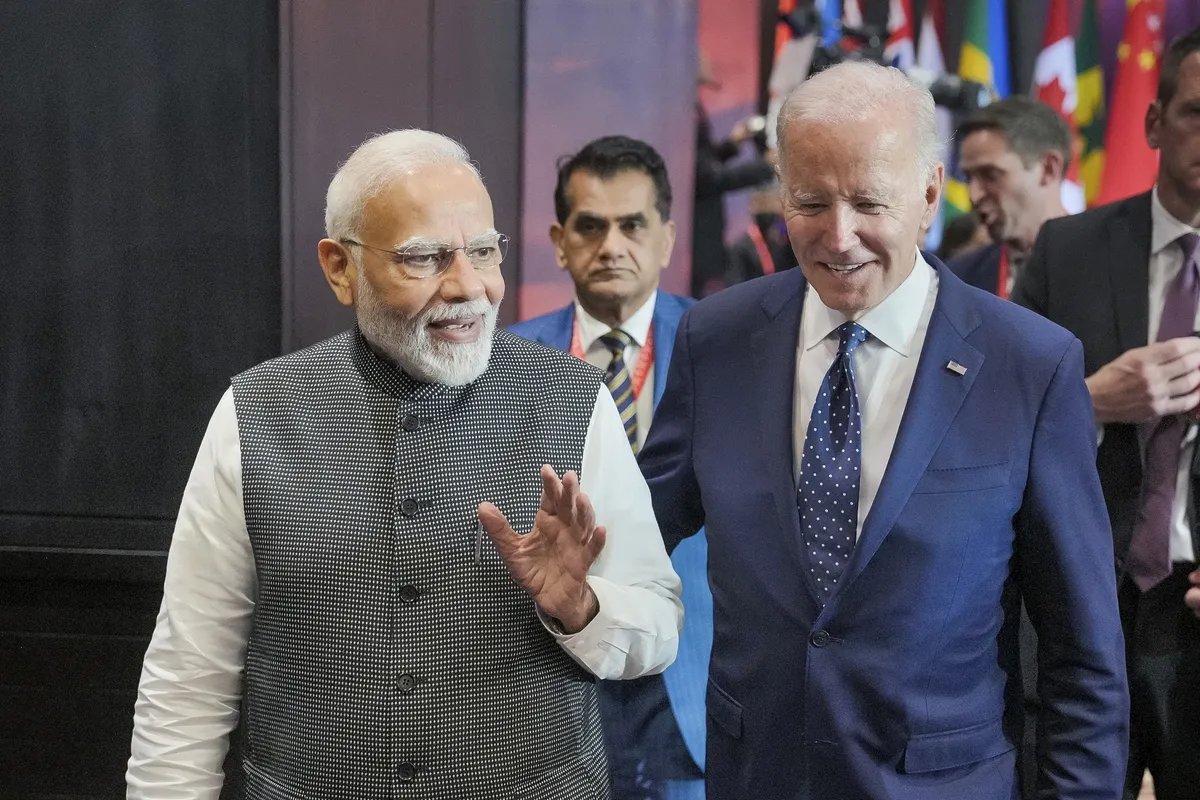 US President Joe Biden and Indian Prime Minister Narendra Modi 2023