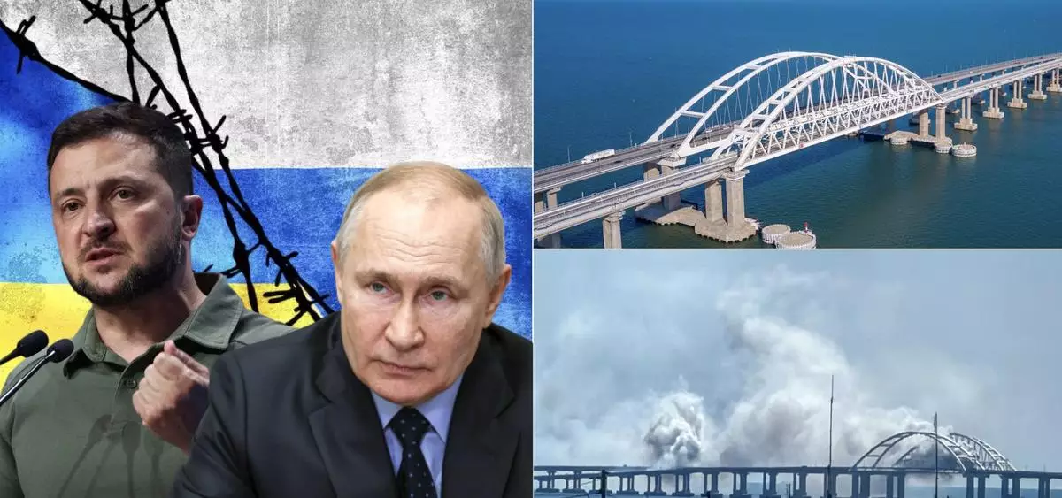 Missile Showdown near Crimea Bridge Russia Blocks Ukrainian Strike