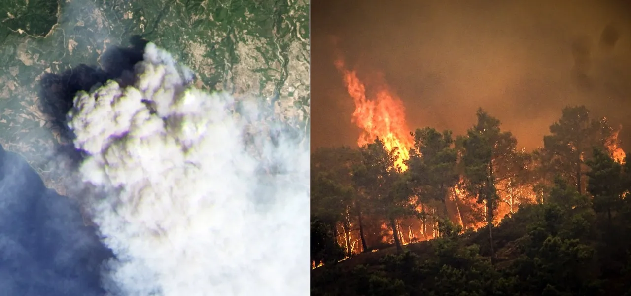 ‎Massive Wildfires Sweep Greek Islands,Trigger Largest-Ever Evacuation.‎001_1280p